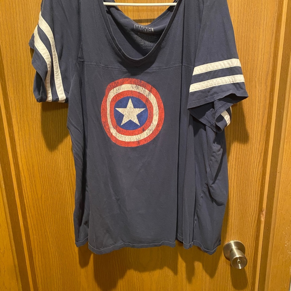 Torrid captain America shirt